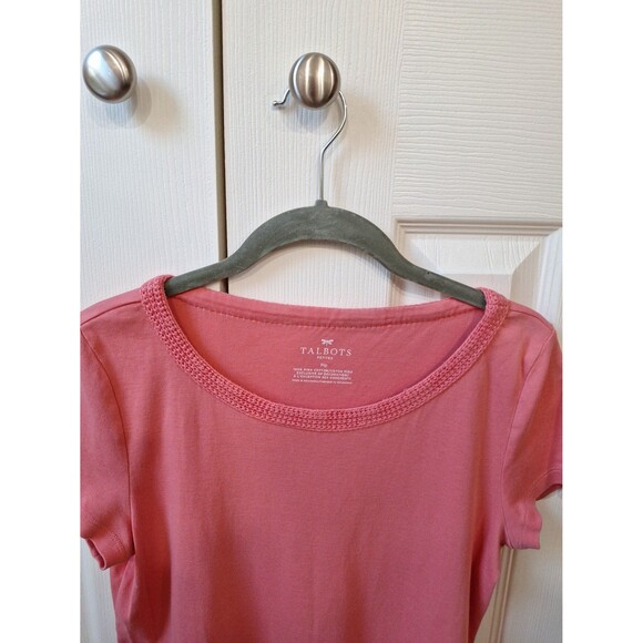 Talbots coral top Size MP - Picture 3 of 8